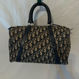 Authentic Christian Dior Trotter Boston Bag